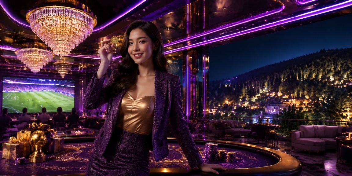 Ánh đèn neon về đêm tại Đà Lạt gợi nhớ không khí giải trí cao cấp dành cho thành viên VIP